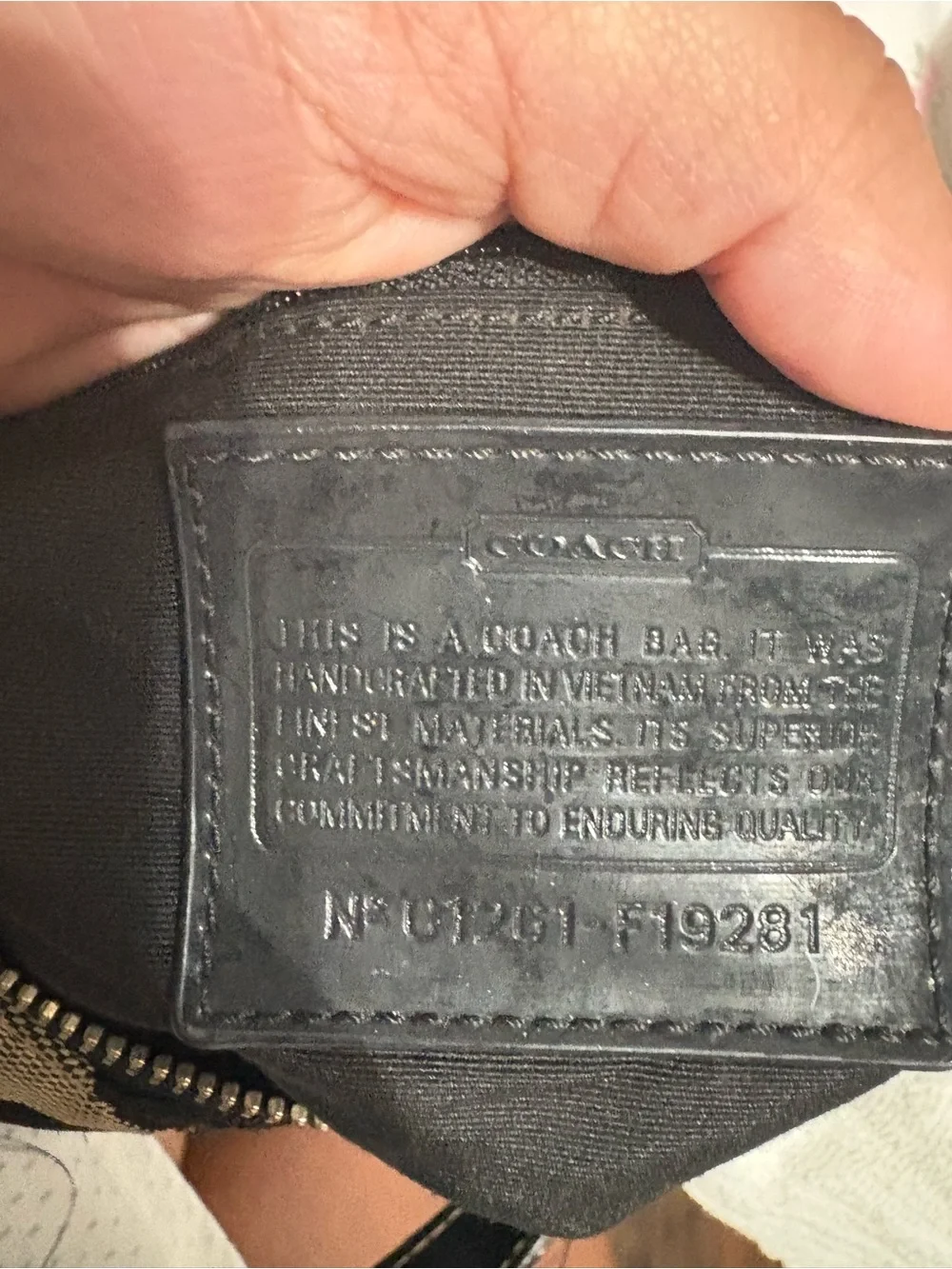 Coach Y2K Signature Stripe Hobo Bag
